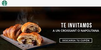 Starbucks te invita a un croissant o a una napolitana Starbucks te invita a un croissant o a una napolitana