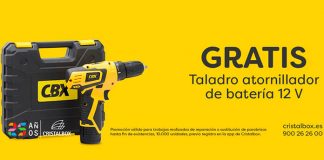 Taladro atornillador gratis con Cristalbox Taladro atornillador gratis con Cristalbox