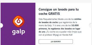 Yoigo regala 100.000 lavados de coche