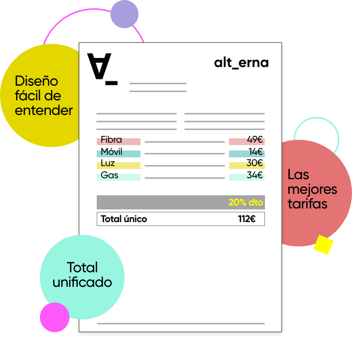 Factura unificada con Alterna