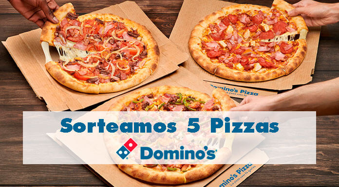 Sorteamos 5 pizzas de Domino's Pizza