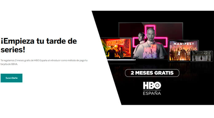 2 meses gratis de HBO España con BBVA