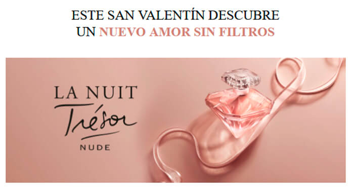 4.000 muestras gratis de la nueva Fragancia La Nuit Trésor Nude