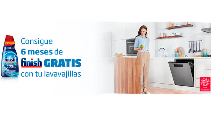 6 meses de Finish gratis con lavavajillas Beko