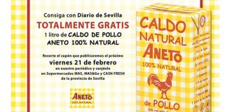 Caldo de pollo Aneto gratis con Diario de Sevilla Caldo de pollo Aneto gratis con Diario de Sevilla