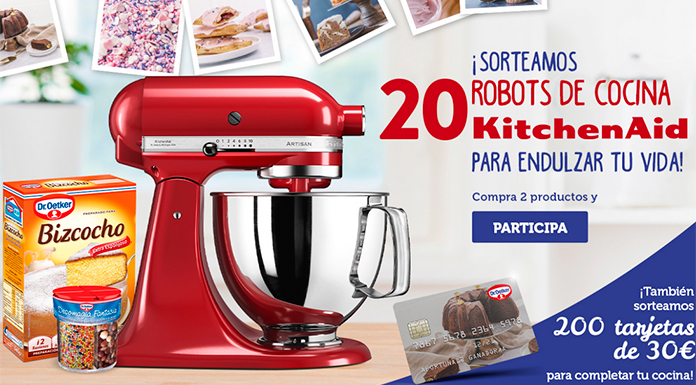 Dr. Oetker sortea 20 robots de cocina