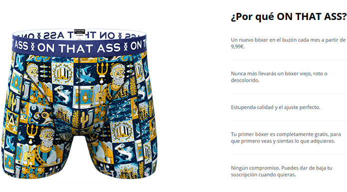 Un calzoncillo al mes deals