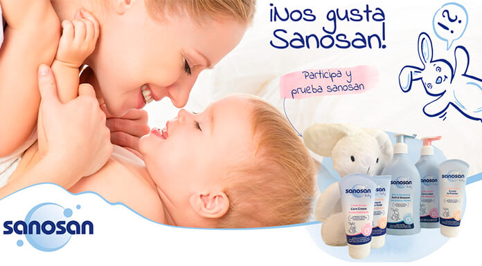 Gana un lote de productos Sanosan para tu bebé