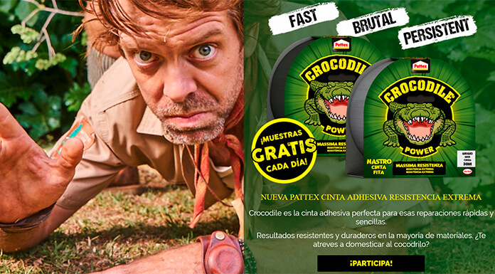 Muestras gratis de cintas americanas Pattex Crocodile Power