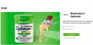 Prueba gratis Blemil plus 3 Optimum con trnd