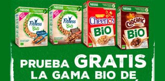 Prueba gratis la gama Bio de cereales Nestlé