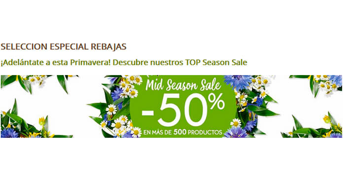 50% de descuento en Yves Rocher