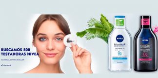 Buscan 500 testadoras Nivea Agua Micelar Micellair Buscan 500 testadoras Nivea Agua Micelar Micellair