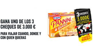 Dr.Oetker Panini sortea 3 cheques de 3.000 euros y otros regalos Dr.Oetker Panini sortea 3 cheques de 3.000 euros y otros regalos