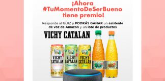 Gana un asistente de voz de Amazon y un lote de productos Vichy Catalan