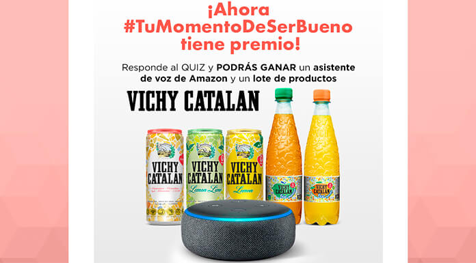 Gana un asistente de voz de Amazon y un lote de productos Vichy Catalan