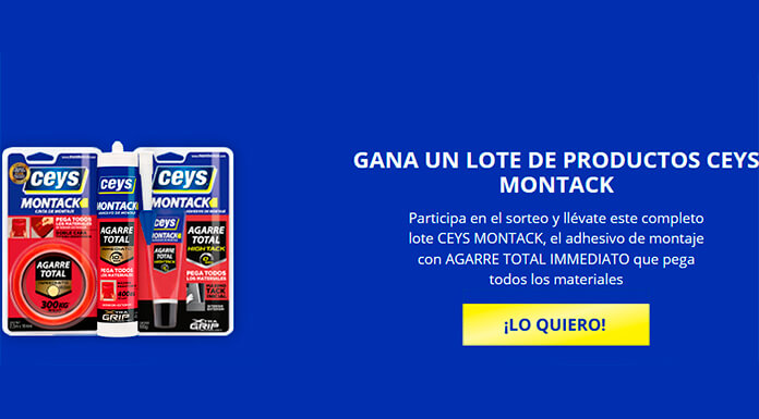 Cartucho Adhesivo de montaje 450g Ceys Montack Agarre Total