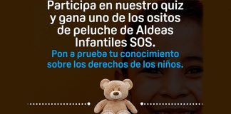 Gana un osito de peluche de Aldeas Infantiles SOS Gana un osito de peluche de Aldeas Infantiles SOS