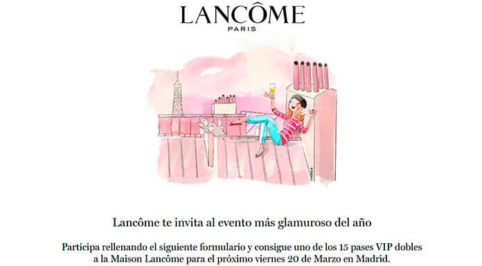 Lancôme te invita al evento más glamuroso del año