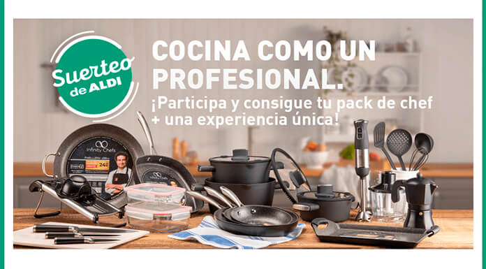 Llega el suerteo de Aldi para conseguir un pack chef