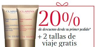 Llévate 2 muestras gratis de productos Clarins Llévate 2 muestras gratis de productos Clarins