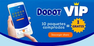 Por 10 paquetes Dodot comprados te llevas uno gratis Por 10 paquetes Dodot comprados te llevas uno gratis