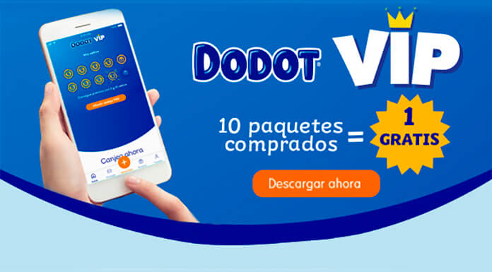 Por 10 paquetes Dodot comprados te llevas uno gratis