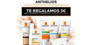 Te regalan 3€ con Anthelios con color de La Roche Posay Te regalan 3€ con Anthelios con color de La Roche Posay