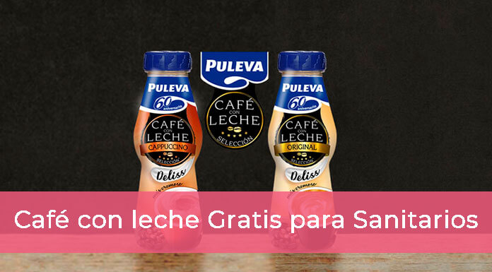 Café con Leche Puleva gratis para Sanitarios