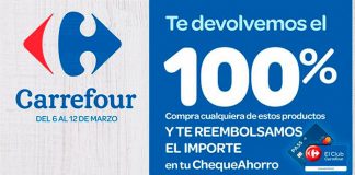 Acumula el 100% de tu compra en el cheque ahorro de Carrefour Acumula el 100% de tu compra en el cheque ahorro de Carrefour