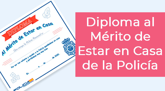 Diploma al mérito de estar en casa de la Policía