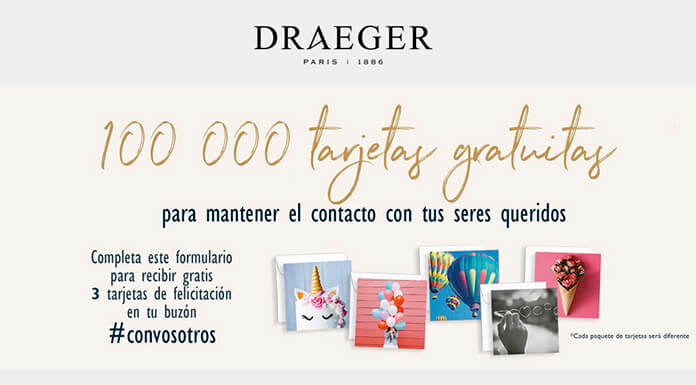 Draeger Paris reparte 100.000 tarjetas gratis de felicitación