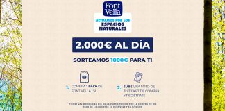 Font Vella sortea 2.000 euros al día Font Vella sortea 2.000 euros al día