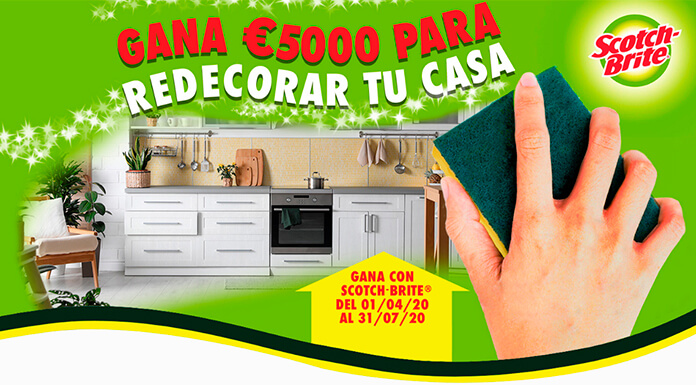 Gana 5.000 € para redecorar tu casa con Scotch-Brite