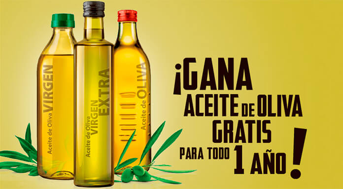 Gana aceite de oliva gratis para un año