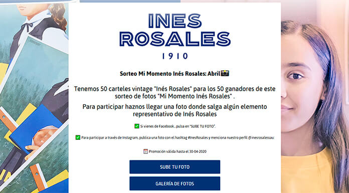 Inés Rosales sortea 50 carteles vintage
