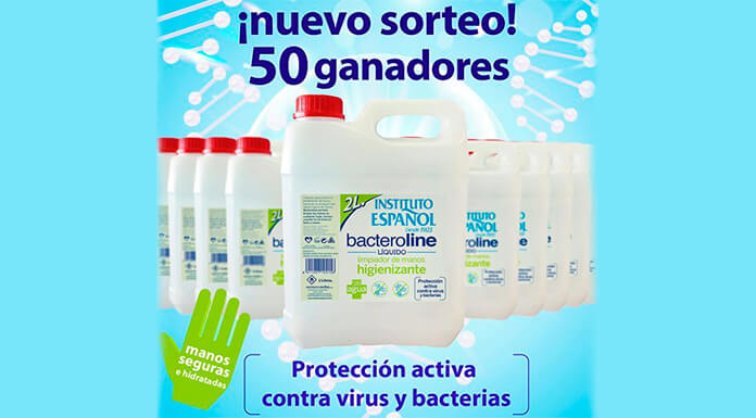 Instituto Español sortea 50 garrafas de Bacteroline