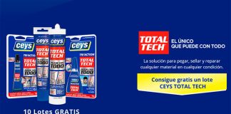 Sortean 10 lotes de productos Ceys Total Tech Sortean 10 lotes de productos Ceys Total Tech