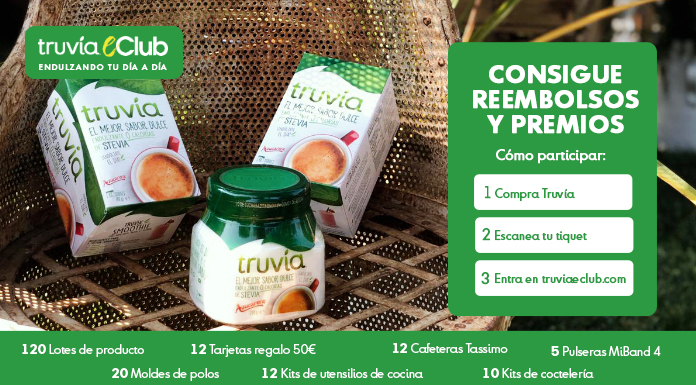 Consigue reembolsos y premios gratis con Truvía