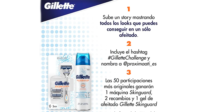 Gana 1 Kit de afeitado Gillette Skinguard