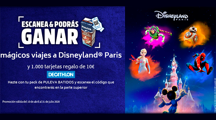 Gana mágicos viajes a Disneyland París con Puleva