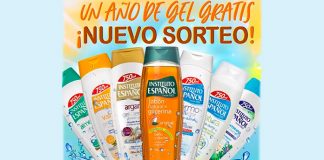 Gana un año de gel de baño de Instituto Español