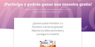 Gana una muestra gratis de Femibion 1 o Femibion 2 Gana una muestra gratis de Femibion 1 o Femibion 2