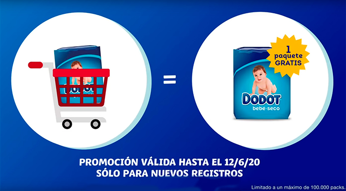 Llévate gratis un pack de pañales con Dodot VIP