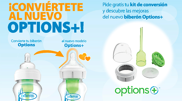 Pide gratis tu kit de conversión Options+ de Dr. Brown’s