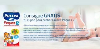 Prueba gratis leche Puleva Peques 2