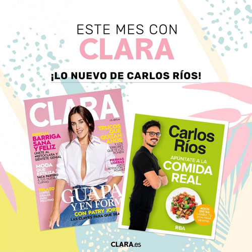Lo nuevo de Carlos Rios Gratis con la revista Clara de Junio.