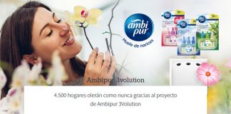 4.500 hogares probarán gratis Ambipur 3Volution 4.500 hogares probarán gratis Ambipur 3Volution