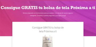 Gratis 5.000 bolsas de tela Próxima a ti Gratis 5.000 bolsas de tela Próxima a ti