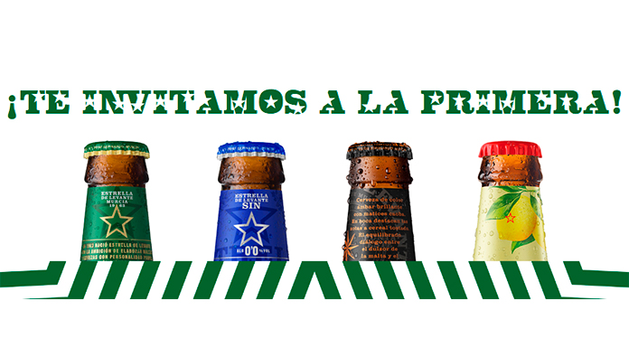 Gratis la primera cerveza Estrella de Levante